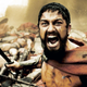 Gerard Butler screaming in 300.